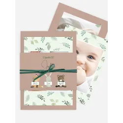 Faire-part de naissance Amis de la forêt