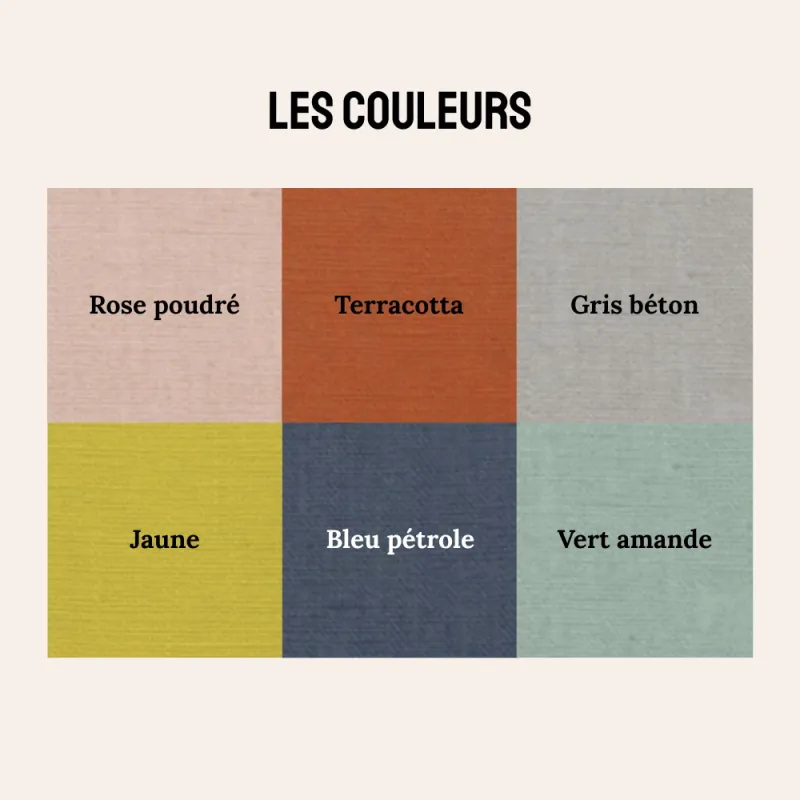 Livre de naissance personnalisé en lin