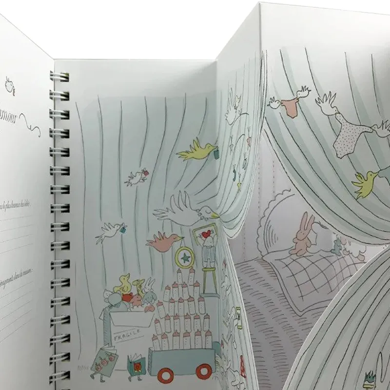 Livre de naissance personnalisé en lin