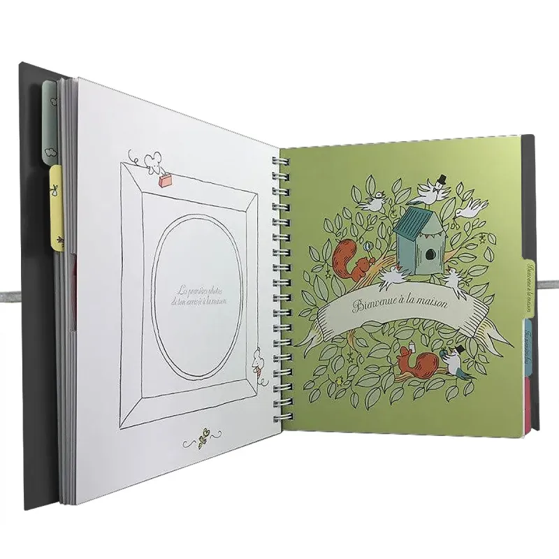Livre de naissance personnalisé en lin