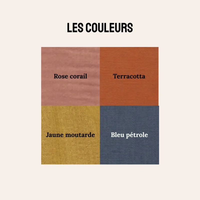 Bavoir personnalisé en gaze de coton