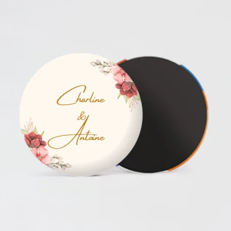 Magnet Fleurs en or