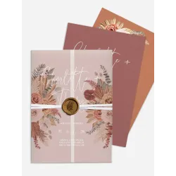 Faire-part de mariage Esprit bohémien