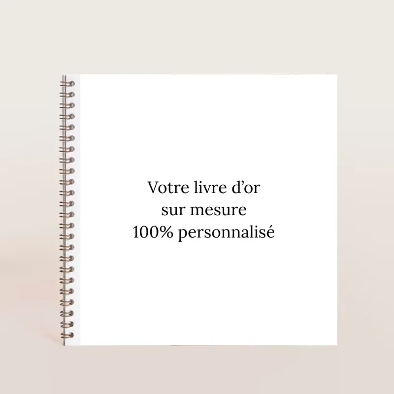 Livre d'or sur mesure