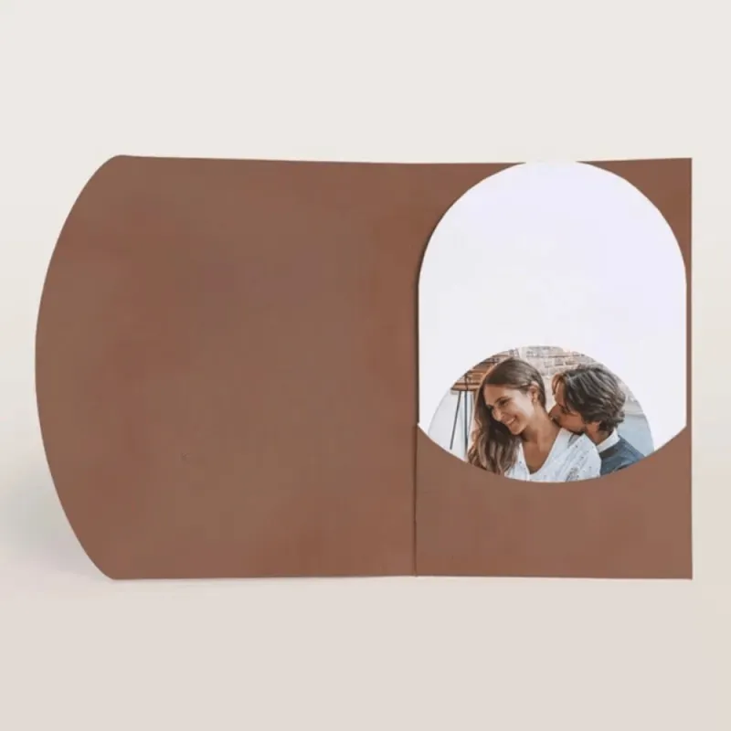 Faire-part pochette portrait
