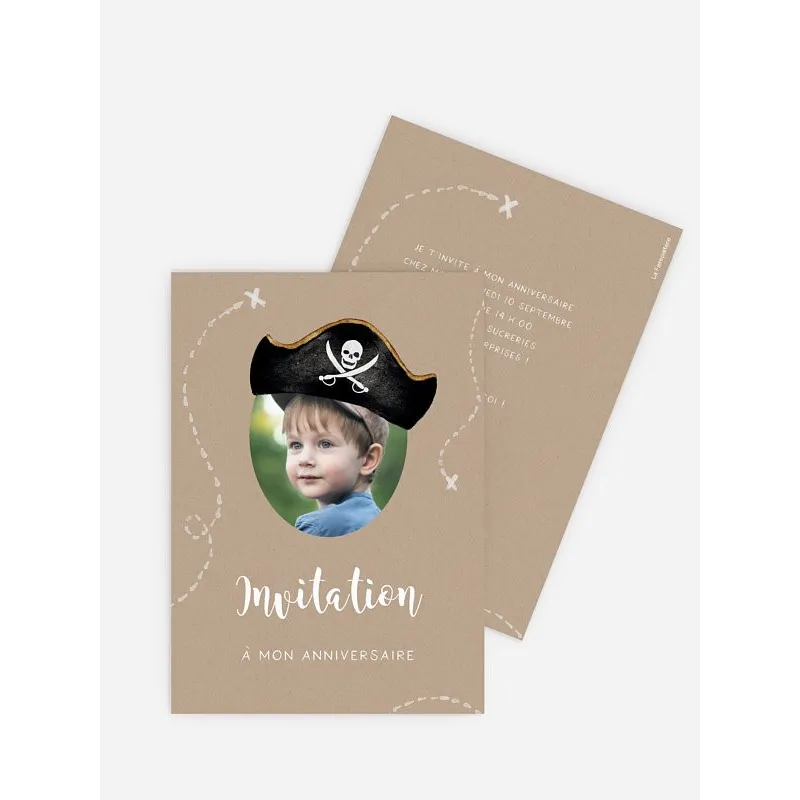 Invitation anniversaire Capitaine