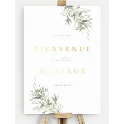 Panneau de bienvenue mariage Beauty of Nature