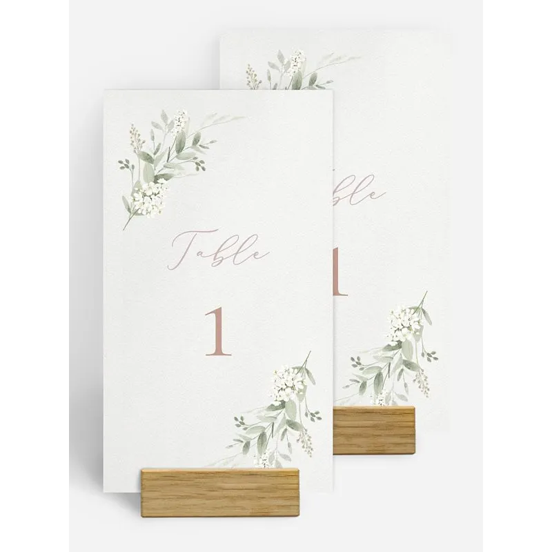 Numéro de table mariage Beauty of Nature