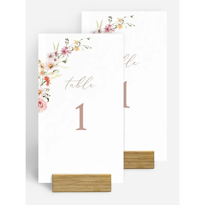 Numéro de table mariage Arche de fleurs