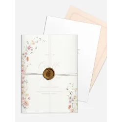 Faire-part de mariage Arche de fleurs