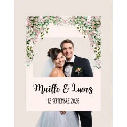Photobooth mariage Aquarelle florale