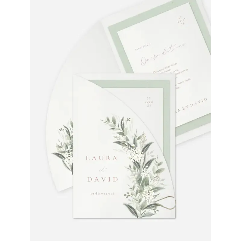 Faire-part de mariage Beauty of Nature
