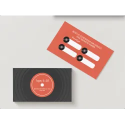 Cartes mariage "Inspire le DJ" - Pack de 25 cartes