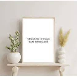 Affiche sur mesure