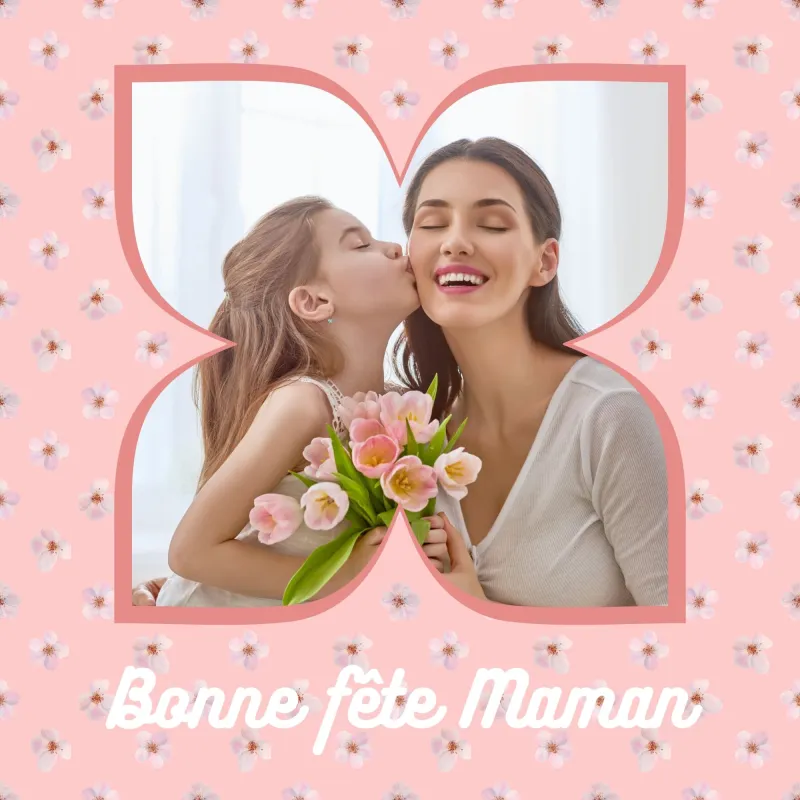 Coussin Bonne Fête Maman