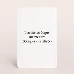 Cartes étape sur mesure
