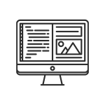 Ic&ocirc;ne site internet sans fond